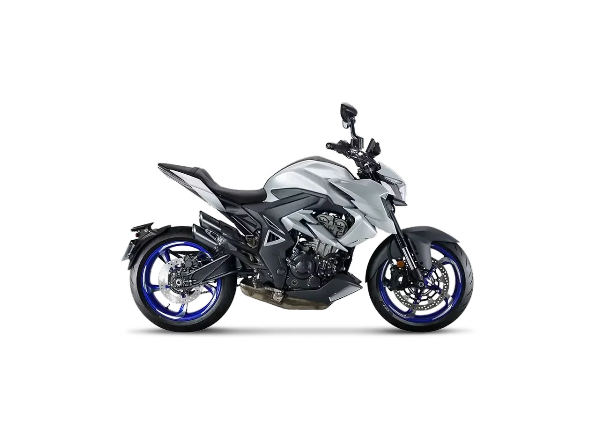 Zontes 350R Silver side profile