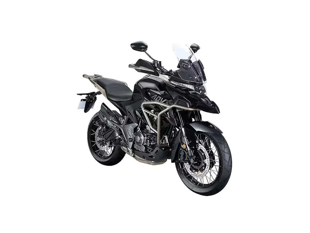 Zontes 350T Black ADV side profile